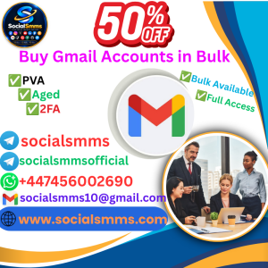 Buy Gmail Accounts in Bulk 2FA,PVA & Aged