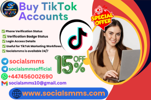 Buy TikTok Accounts (PVA, Old, Active) 2026-27