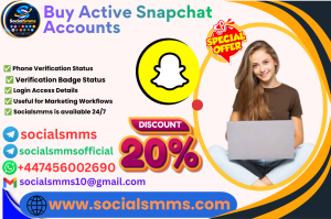Buy USA Snapchat Accounts Real, Active & Verified
