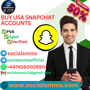Buy USA Snapchat Accounts Real, Active & Verified